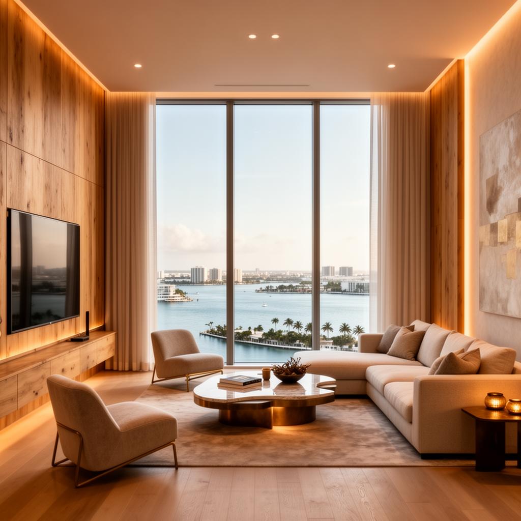 HQ Residence Miami luxury interior Edgewater